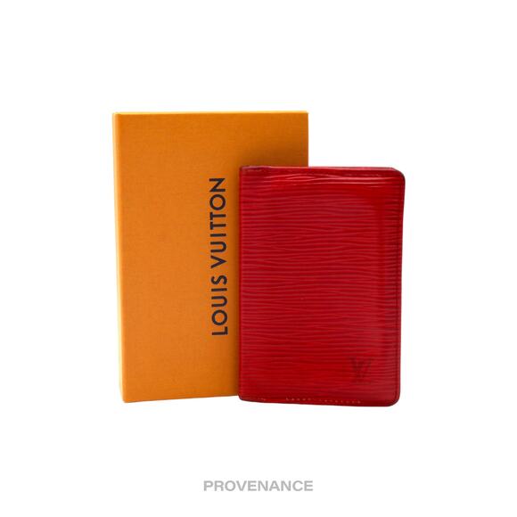🔴 Louis Vuitton Pocket Organizer - Red Epi Leather - Picture 1 of 10